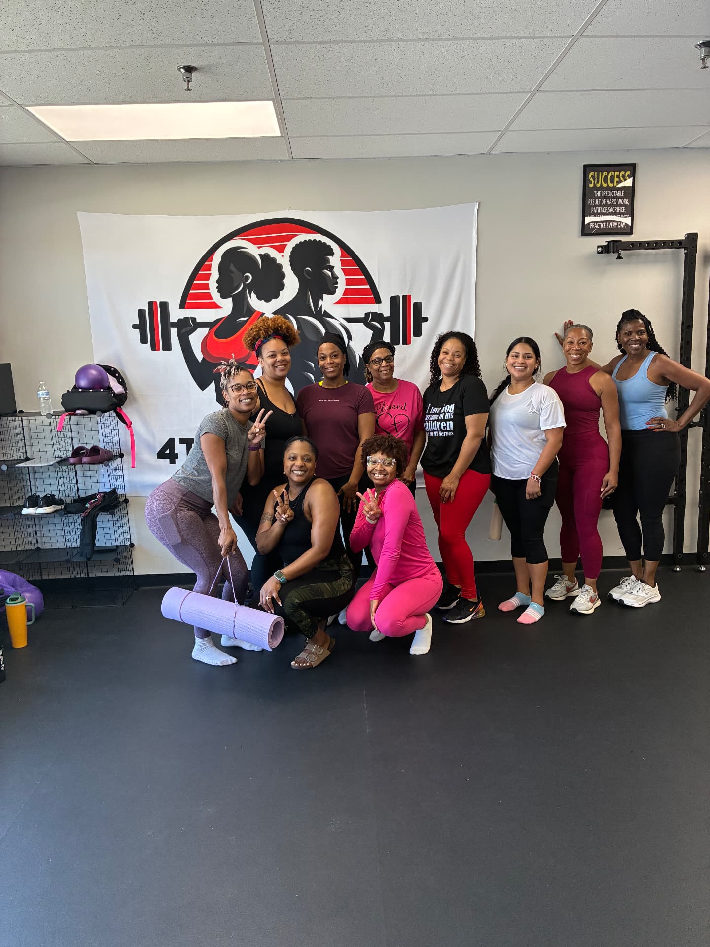 4th Quarter Fitness members training together