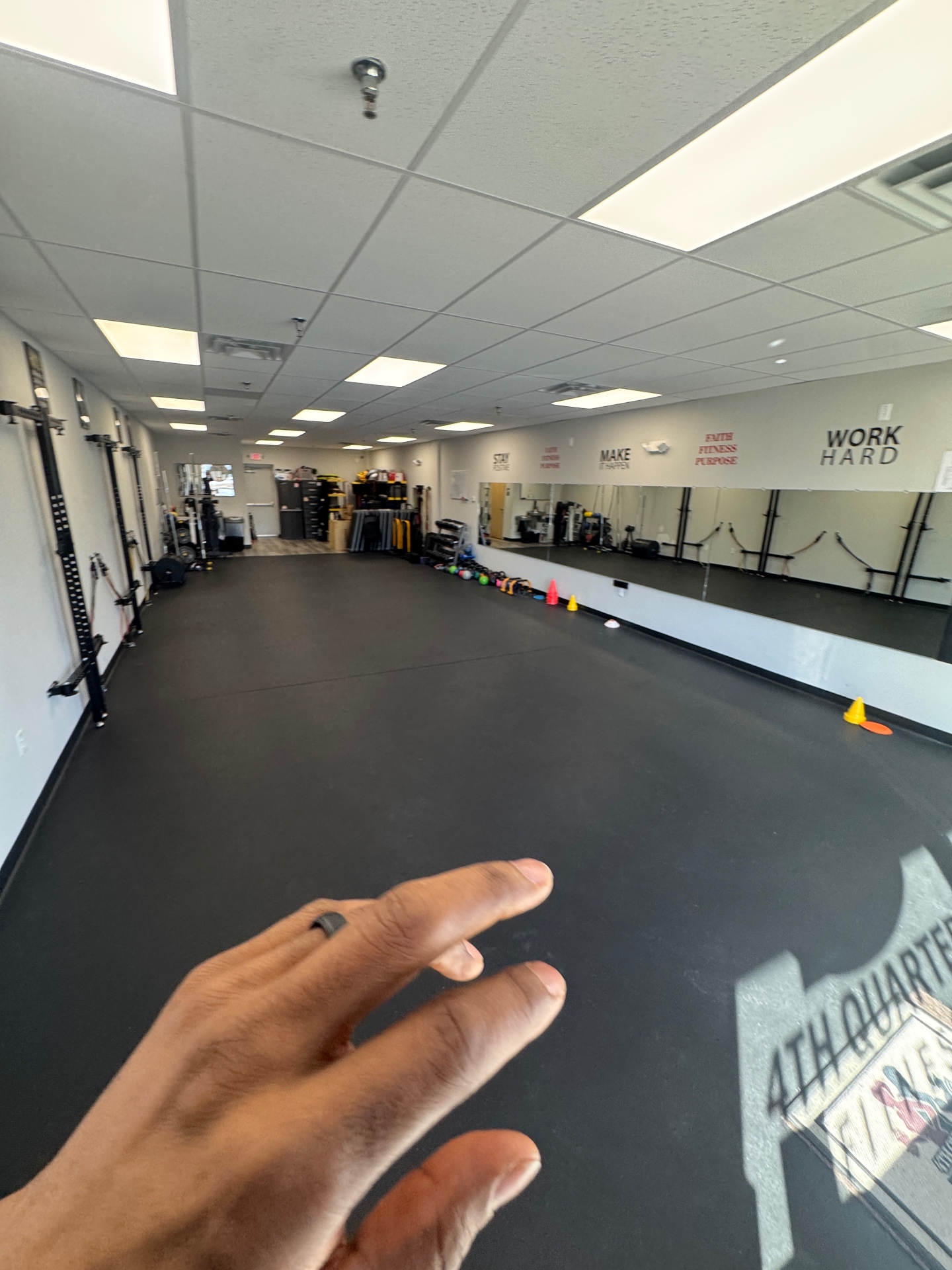 Training in action at 4th Quarter Fitness