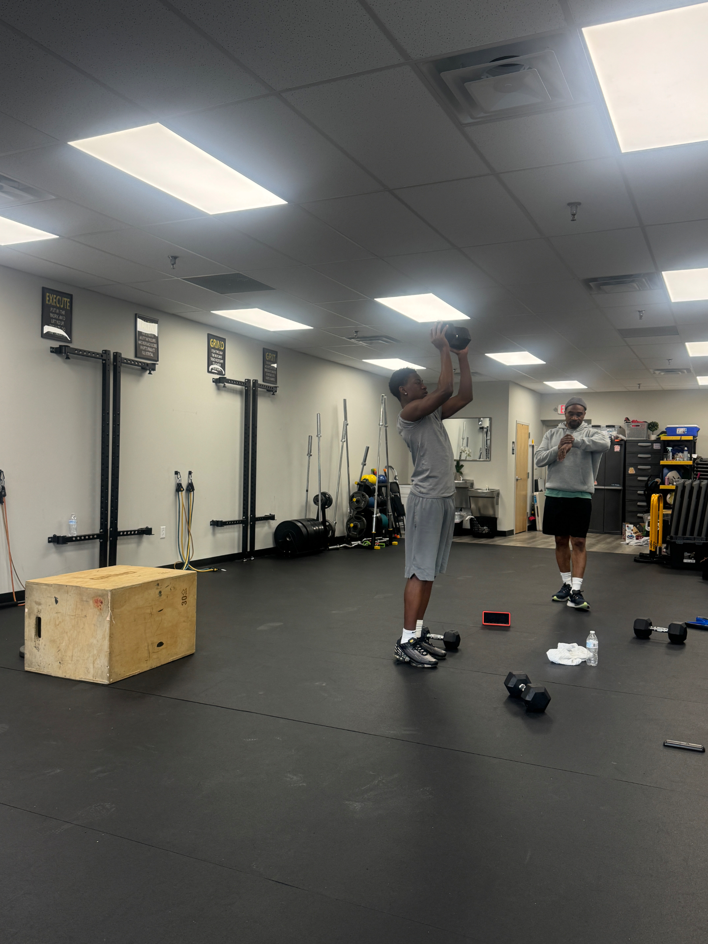 Youth training with medicine ball